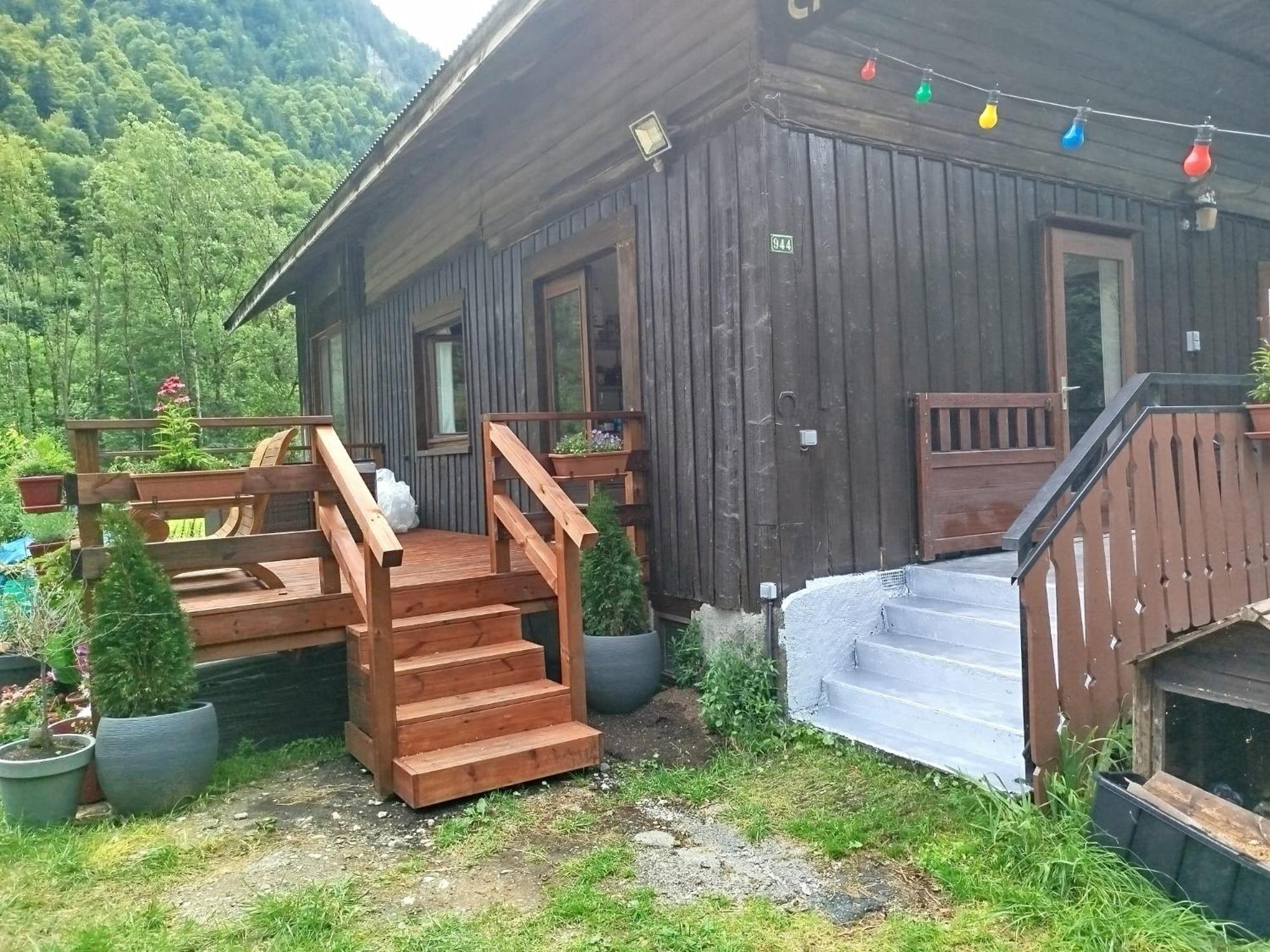 Chalet 8 Personnes + Grand Terrain Et Riviere Entremont エクステリア 写真